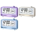 thumbnail image 4 of Kids Alarm Clock with Button High Volumes Visual Timers Indicators Rechargeable LCD Display Digital Clock Night Light, 4 of 8