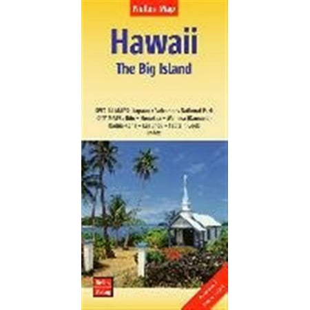 Hawaii / The Big Island nel. map Kapaau-Hilo
