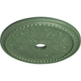 thumbnail image 3 of Ekena Millwork 27 1/2"OD x 4"ID x 1 1/2"P Winsor Ceiling Medallion (Fits Canopies up to 4"), Hand-Painted Athenian Green, 3 of 5