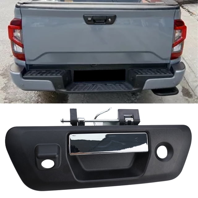 EchoBliss Manija Del Portón Trasero Con Orificio Para Llave De Cámara Para Nissan Para Navara Para Np300 2015-19