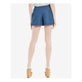 thumbnail image 2 of Max Edition Womens Solid Casual Denim Shorts, Blue, 0, 2 of 4