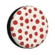 thumbnail image 1 of Balery Abstract Red Polka Dot Cubiertas para Neumáticos - Protector Resistente para Neumáticos de Camioneta, SUV, Remolque, Camper y RV-17 inch, 1 of 6