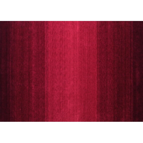 Ahgly Company Indoor Rectangle Abstract Pink Contemporary Area Rugs, 4' x 6'