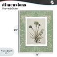 thumbnail image 4 of Stupell Industries French Country Vintage Foliage in Green White Framed Giclee Art, 16 x 20, by Carol Robinson, 4 of 8