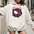 thumbnail image 3 of Sudadera con capucha Sanrio 2024 de moda Kawaii Spider Hello Kitty Anime Dark Men Women Black Y2K Estética Tops Chaqueta casual de invierno Tops, 3 of 4