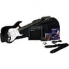 Silvertone Revolver Electric Guitar Package with Instructional DVD, Liquid Black