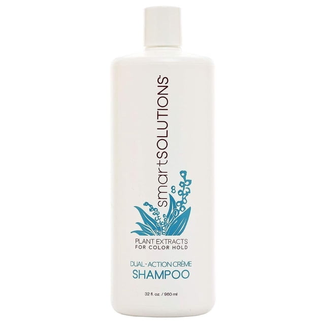 smartSOLUTIONS Champú en crema de doble acción | Sin sulfato, parabenos ni cloruro de sodio | Color y para cabello tratado químicamente (32 fl oz)
