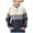 Navy, variant on Boys Long Sleeve Kids' Quarter Length Zipper Collar Pullover Sweater Boys' Long Sleeve Cotton Knit Top(Gray,10-11 Years)