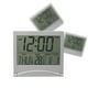 thumbnail image 3 of Espejo Alarma Reloj digital creativo Temperatura LCD Escritorio de pared plegable Reloj ultrafino con calendario de viaje, 3 of 4