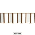 thumbnail image 7 of Red Lantern 2 ft. Short Desktop Window Pane Shoji Screen - Walnut - 8 Panels, 7 of 7