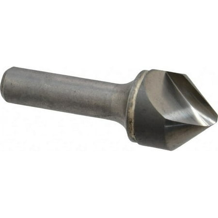 Hertel 1 Head Diam 1/2 Shank Diam 1 Flute 82° Solid Carbide Countersink Bright Finish 3 OAL Single End Straight Shank Right Hand Cut