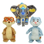 Just Play Disney Junior Mira, Royal Detective Bean Plush 3-Pack, Kids Toys for Ages 3 up