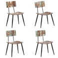 thumbnail image 1 of vidaXL Dining Chairs 4 pcs Solid Reclaimed Wood, 1 of 5