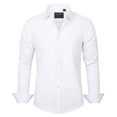thumbnail image 1 of Camisa J.VER para Hombre Manga Larga Elástica Blanca Sin Arrugas Talla L, 1 of 5