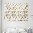 thumbnail image 1 of Fruit Tapestry, Grape Cherry Strawberry Berry Pastel Yummy Nature Organic Food Healthy Style Design, Wall Hanging for Bedroom Living Room Dorm Decor, 80W X 60L Inches, Multicolor, by Ambesonne, 1 of 2