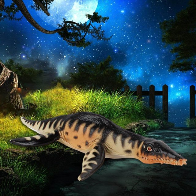 pitrice Sea Dinosaur Figures Prehistoric Animal Deep Sea Monster Toy Liopleurodon