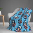 Cartoon SpiderMan Throw Blanket for Couch 80x60 Inches,Picnic Travel