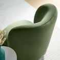 thumbnail image 4 of Monroe Accent Chair in Moss Green Walnut, 4 of 9