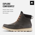 thumbnail image 3 of Botas Sorel Madson II Moc Toe para hombre, impermeables, color carbón 10, 3 of 6