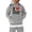 Grey, variant on HCYSFG Boys I Love Rugby Hoodies Heart Graphic Kangaroo Pocket Long Sleeve Sweatshirt Regular Fit Sportswear Autumn Pullover Top