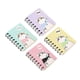 thumbnail image 1 of 4pcs Mini Cartoon Mini Notebook Diary Book Portable Notepad Pocket Travel Journal Notebook (Pink + Yellow + Green + Purple), 1 of 4