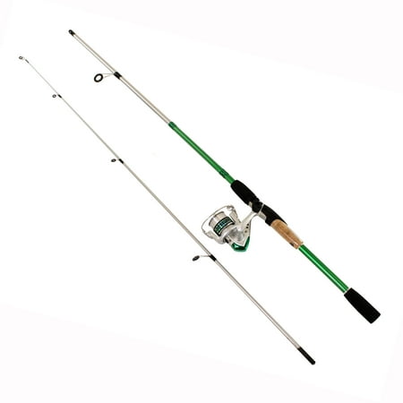 Dark Tan Combo - Okuma Steeler XP Spinning Combo 20 Reel Size, 1BB Bearings, 5'6