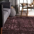 thumbnail image 3 of nuLOOM Arlena Vintage Area Rug, 7' 6" x 9' 6", Burgundy, 3 of 6
