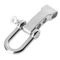 thumbnail image 2 of U Type Aleación Machos Hebilla Metal para La Herramienta Al Aire Libre Pulsera Paracord, 2 of 8