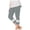 Grey, variant on Capri Leggings for Girls Lace Trim Stretchy High Waisted Yoga Cropped Tights Summer Kids Lightweight Dance Pants