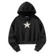 thumbnail image 5 of Sudadera con capucha para mujer, ropa de otoño, ajuste holgado, Y2K, sudadera con capucha de invierno para mujer, sudadera con capucha de manga larga Negro, 5 of 8