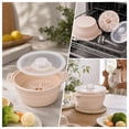 thumbnail image 6 of Collapsible Silicone Steamer Pot for Microwave, Foldable Vegetable Steamer with Perforated Tray, Space-Saving Kitchen Cookware with Cool-Touch Handles, 6 of 7