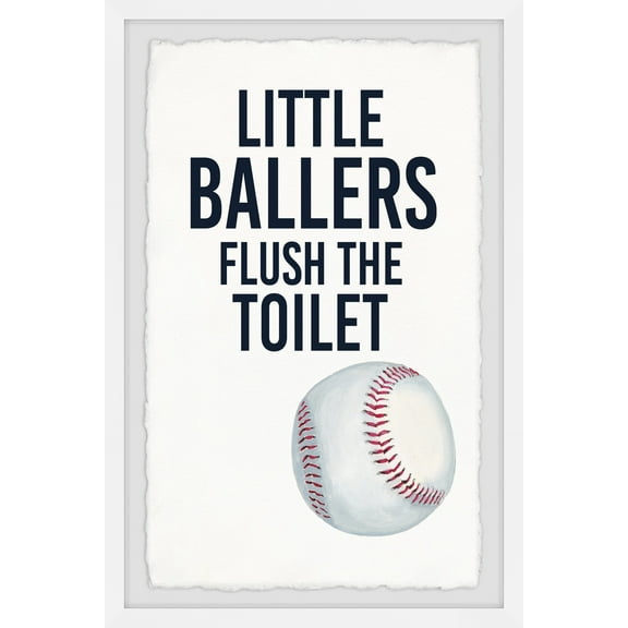 Marmont Hill Little Ballers IV Framed Wall Art