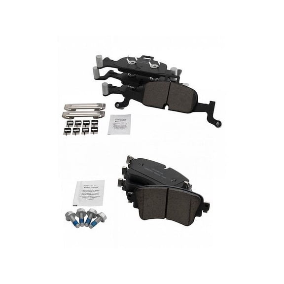 Brake Pad Set - Compatible with 2017 - 2019 Audi A4 2018
