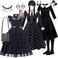 thumbnail image 2 of Disfraz de Halloween para niña, vestido de tul para fiesta de carnaval, traje gótico para niños, 2 of 5