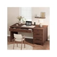 thumbnail image 4 of Ourlova 53.5 inch Executive Desk With Power Outlet Home Office Desk With Drawers Wooden Work Desk With File Cabinet Computer Desk For Work Study Writing, 4 of 8