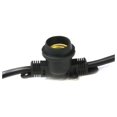 LS2M24BK Grade Light String with 25Sockets, Medium Base, Feet