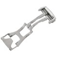 thumbnail image 4 of 20mm Stainless Steel Deployant Watch Strap Folding Buckle Clasp For , Smooth #20mm, 4 of 5