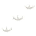 thumbnail image 1 of stanreset 1/2/3/5 Hamac Boho pour Peluches Forme Triangulaire Coin Suspendu Support de Rangement Pompons Économiseur d'Espace Filet Mural Salon Tel Qu'illustré 3 Pcs, 1 of 6