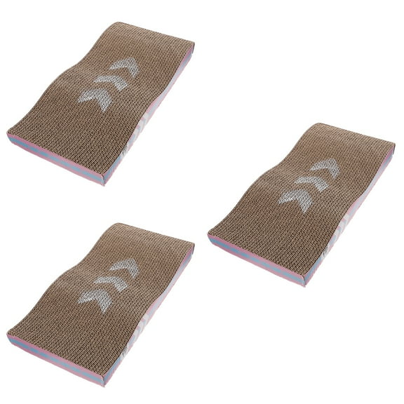 3 Count Cat Scratcher Scratching Post Teasing Toy