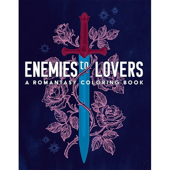 Enemies to Lovers: a Romantasy Coloring Book, 120 pages (Paperback)
