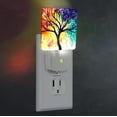 thumbnail image 4 of WIRESTER Plug-in Led Wall Night Light Shade Night Light - Paint Splash Tree, 4 of 6
