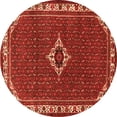 thumbnail image 1 of Ahgly Company Indoor Round Persian Orange Traditional Area Rugs, 3' Round, 1 of 1