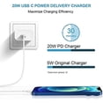 thumbnail image 1 of Cargador Rápido USB-C para iPhone, Adaptador de Corriente PD 3.0 20W,, 1 of 2