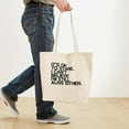 thumbnail image 4 of CafePress - Old, OK To Stare, Funny Tote Bag - Unisex Canvas Tote Bag, Beige, 1-Piece, 4 of 7