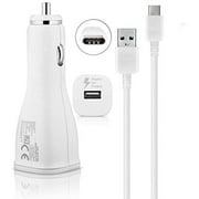 Adaptive Turbo Fast 15W Charging Kit Works for Xiaomi Poco X2 with Quick Charging 2 Detachable Hi-Power USB Type-C Cable! (1.2M White)