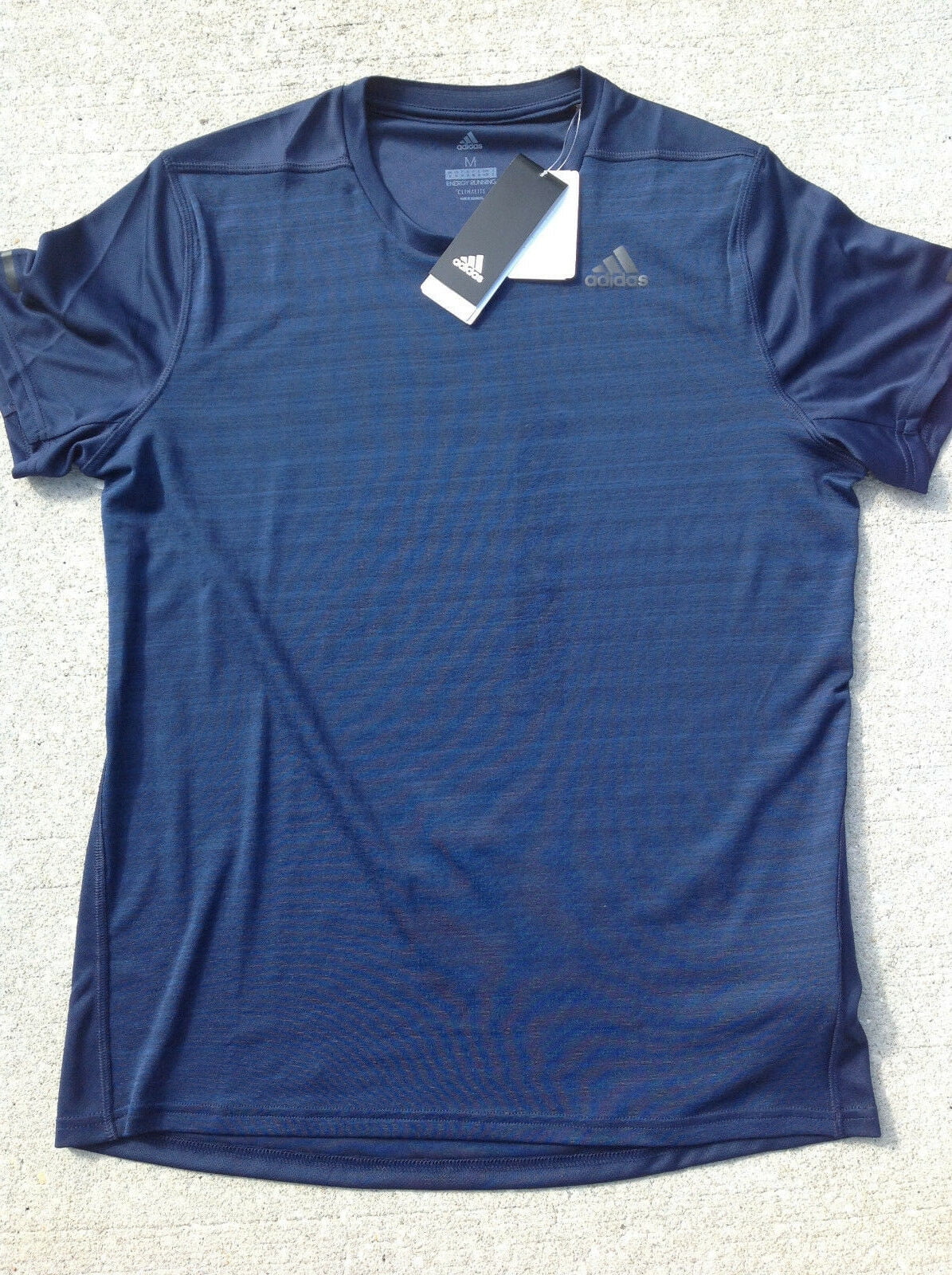 Mens Adidas Energy Running Climalite Shirt Sz M Athletic Active Gym  Training  eBay