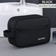 thumbnail image 2 of Neceser de viaje para hombre, gran capacidad, organizador de cosméticos portátil, resistente al agua, con gancho para colgar, para viajes de negocios, vacaciones, kit de afeitado, almacenamiento de a, 2 of 5
