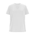 thumbnail image 6 of Women's Heart Hollow T-Shirts -Casual Loose Short Sleeve Crew Neck Tops Summer Casual Base Tee, 6 of 9