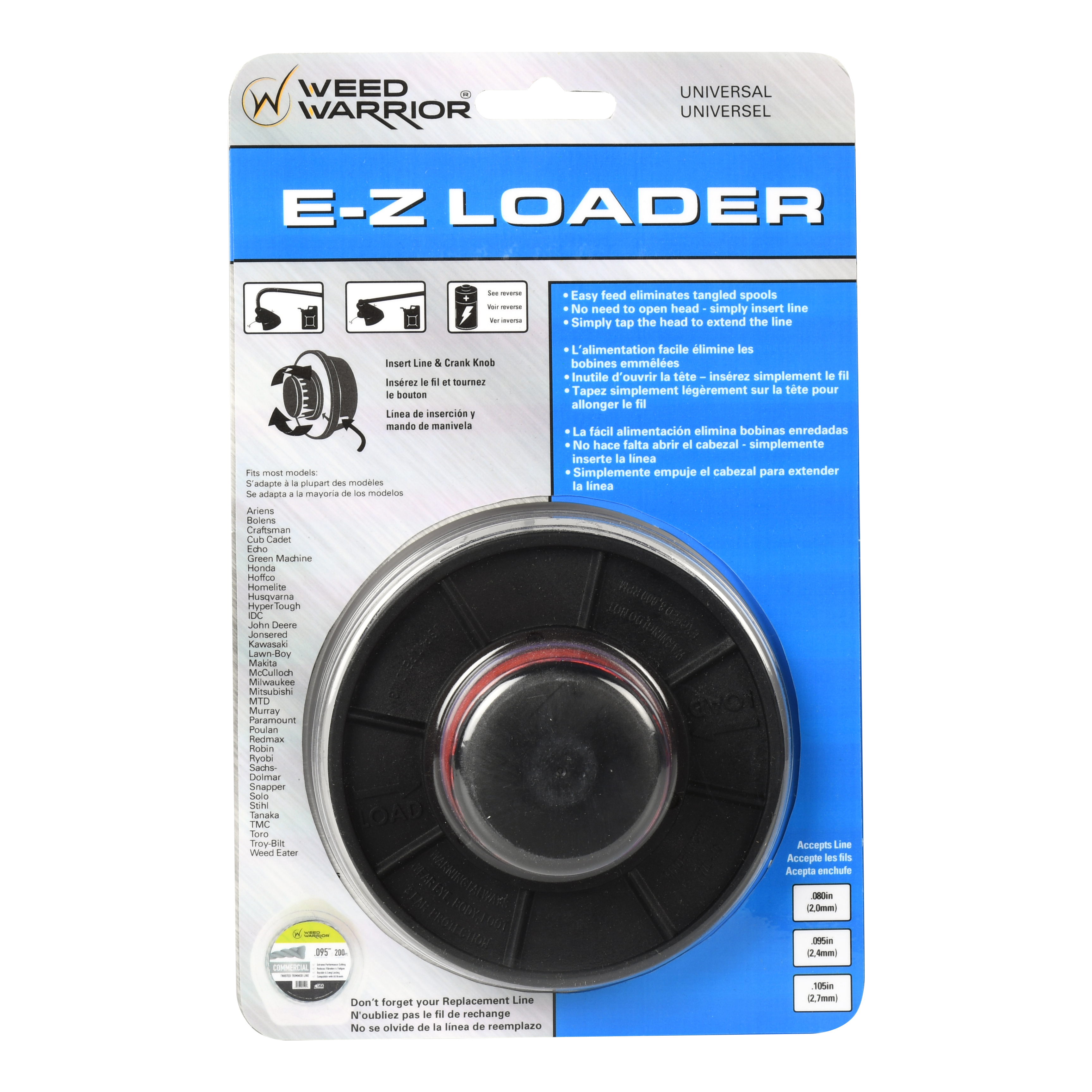 Weed Warrior® EZ Loader Replacement Bump Trimmer Head