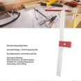 thumbnail image 3 of 18 Inch Woodworking Edge Ruler with Fixator Serrated Design Angle Measuring and Scribing Layout Tool Right Angle, 3 of 3